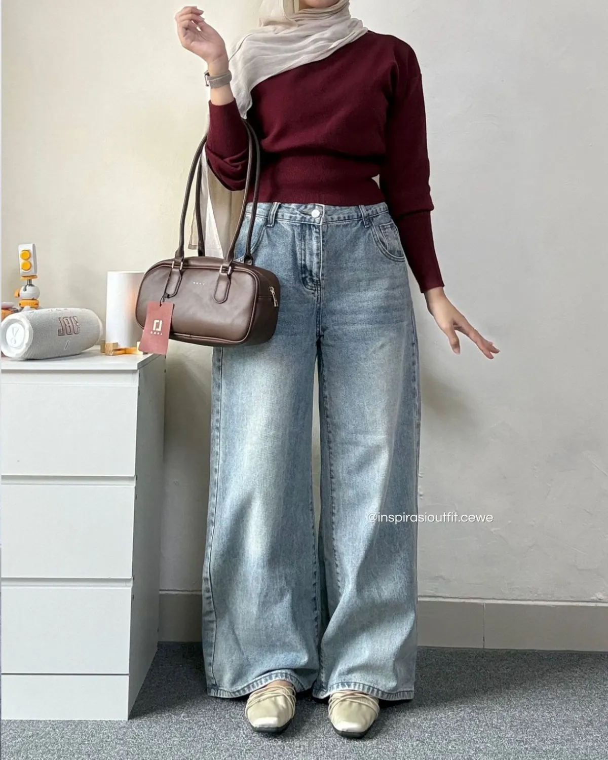Inspirasi outfit main simple 
