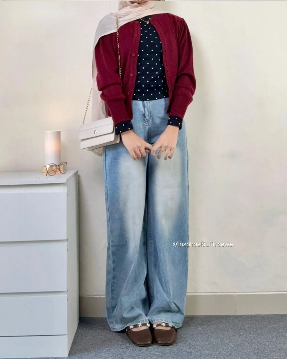 Inspirasi outfit simple hangout