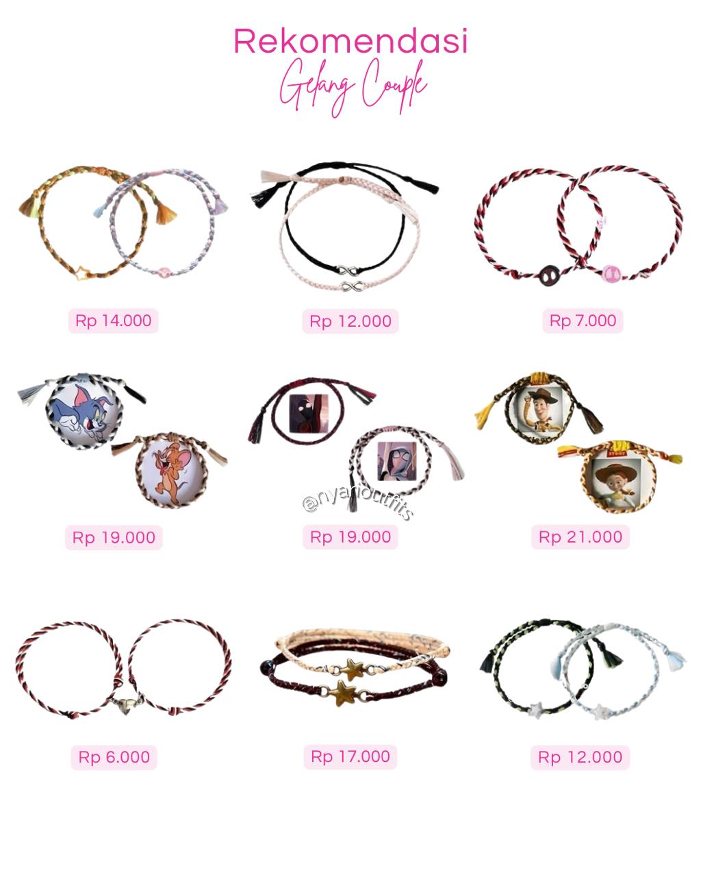 aksesoris - gelang couple