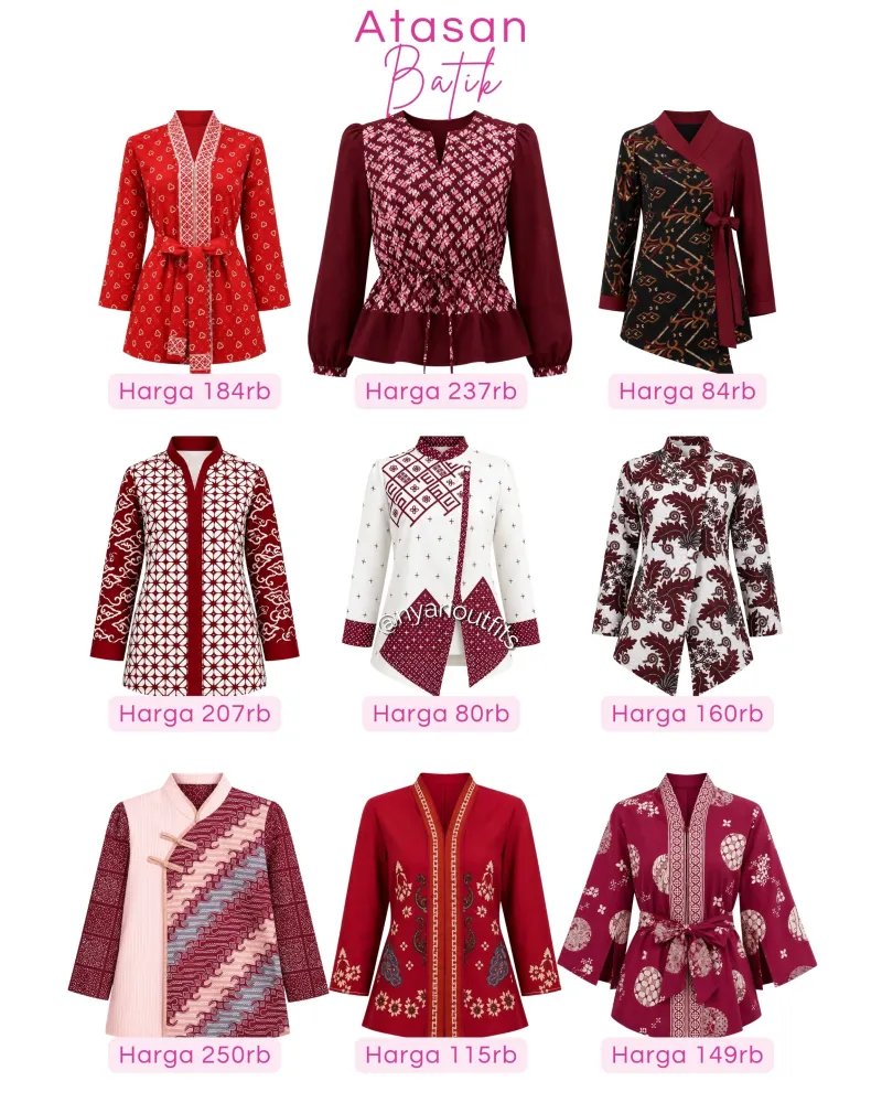 atasan - atasan batik