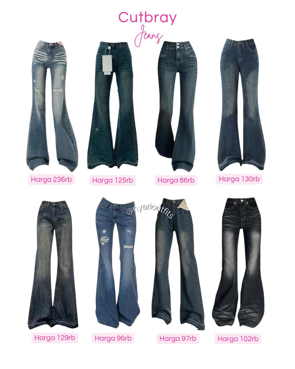 celana - celana jeans cutbray