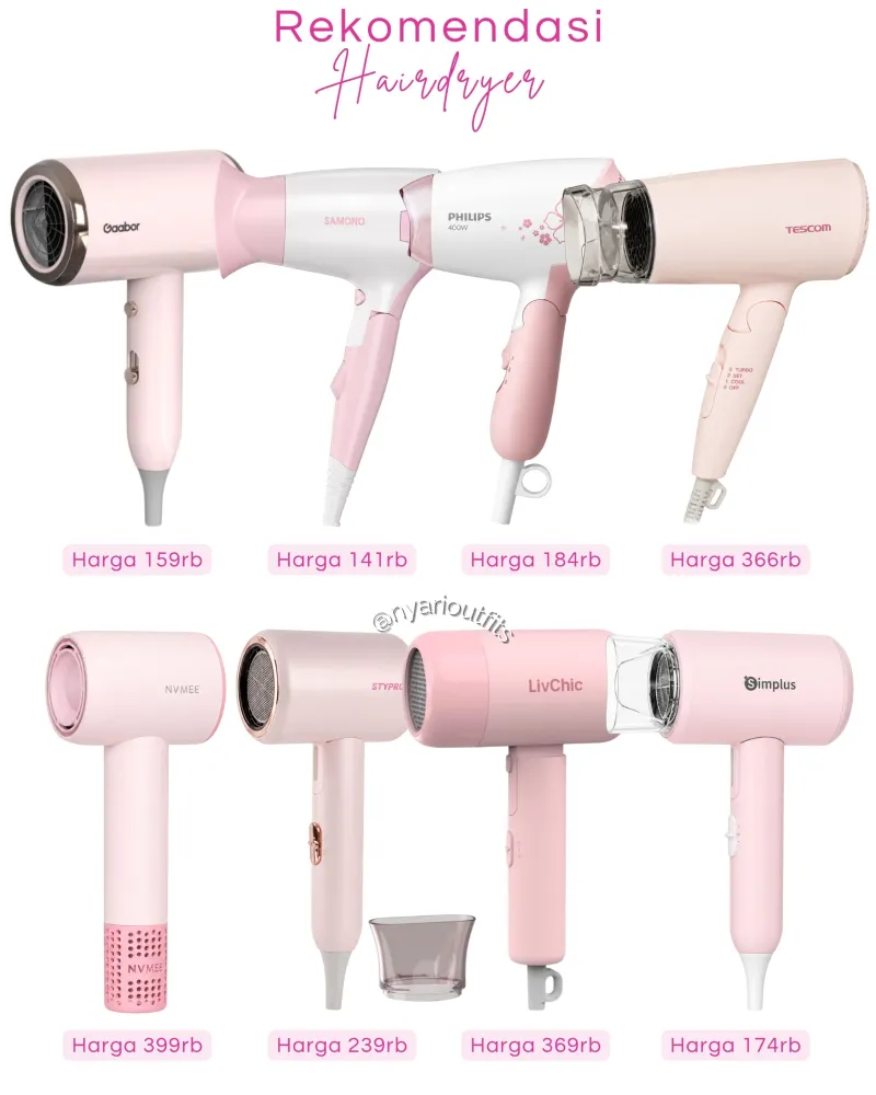 hairdryer - hairdryer pink