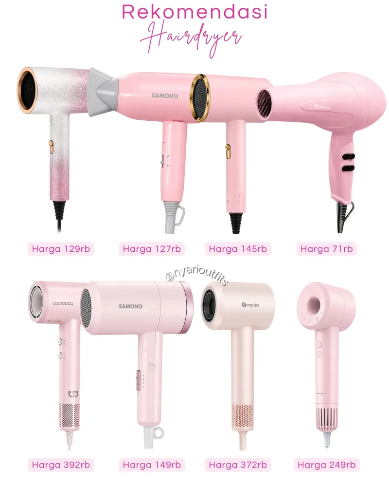 hairdryer - hairdryer pink
