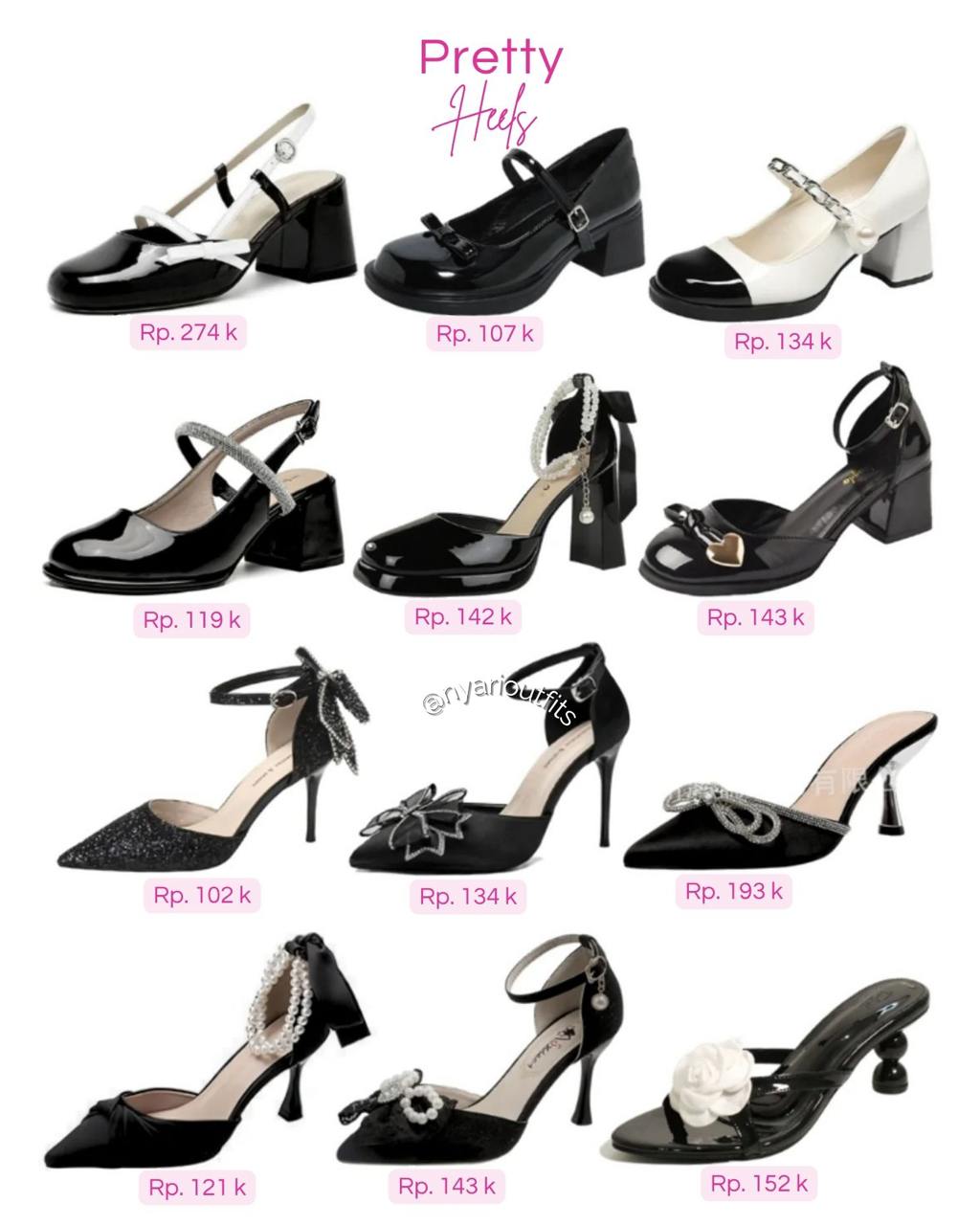 heels hitam