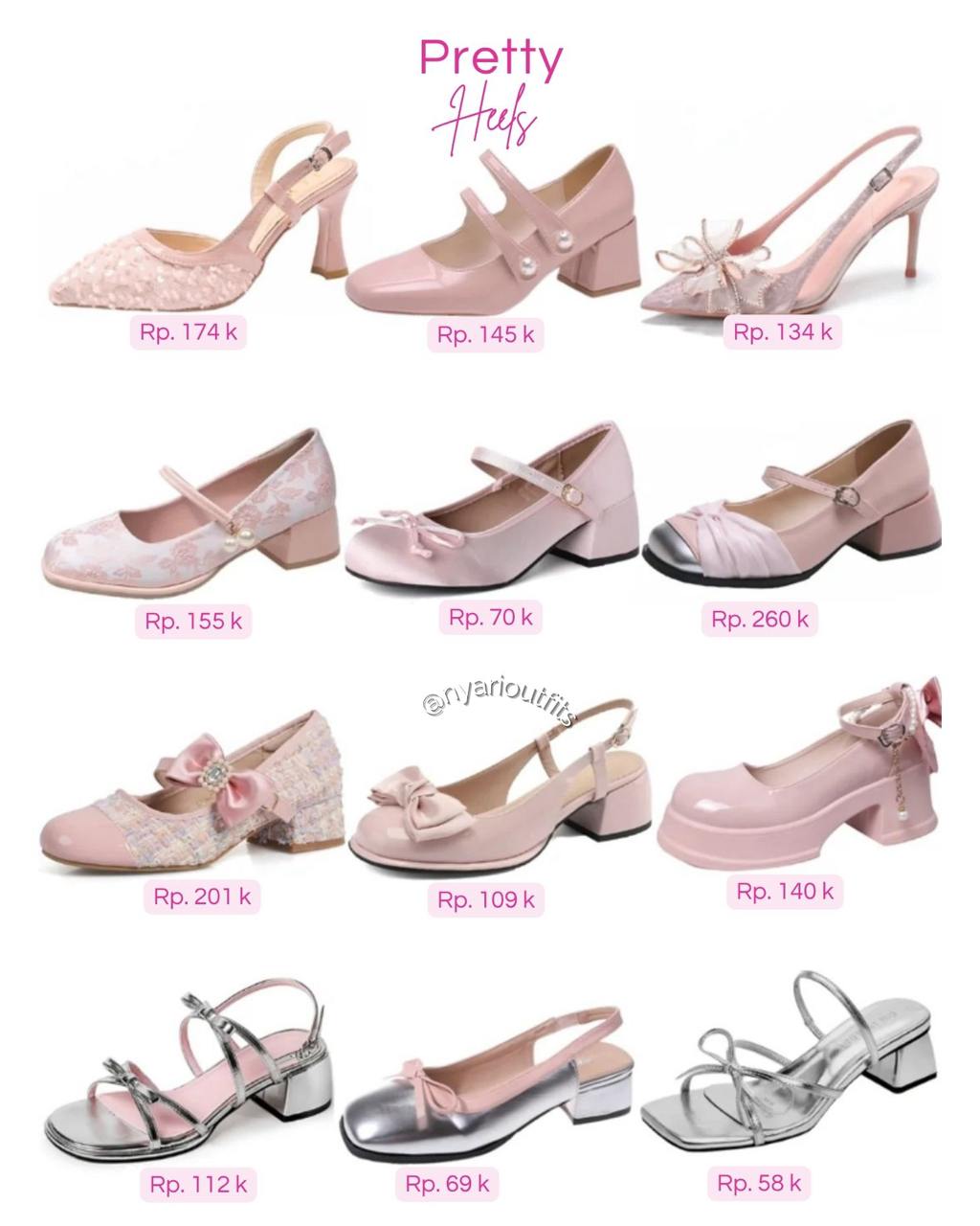 heels pink