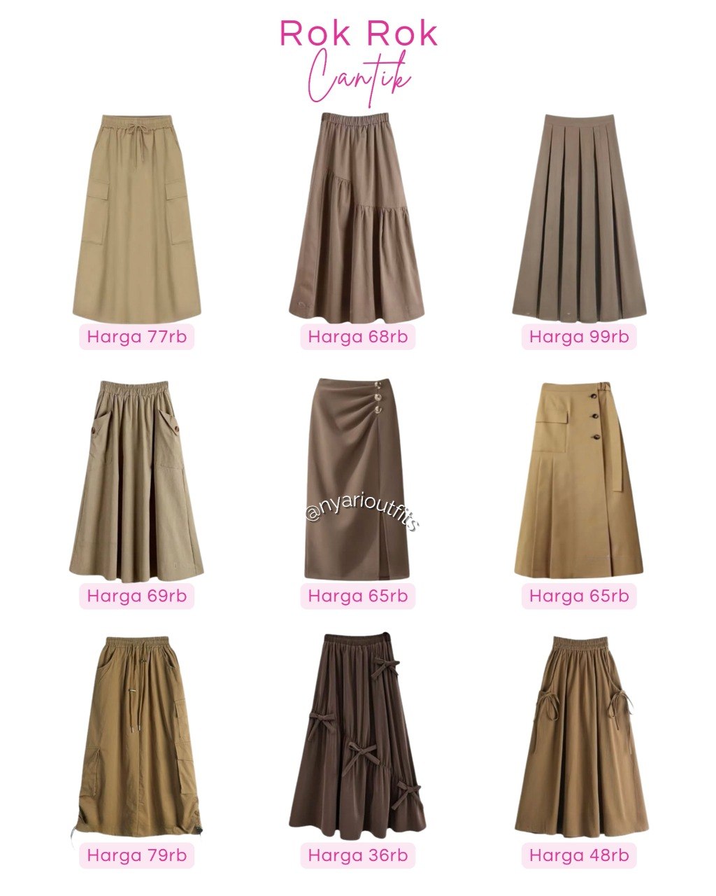 rok - rok coklat