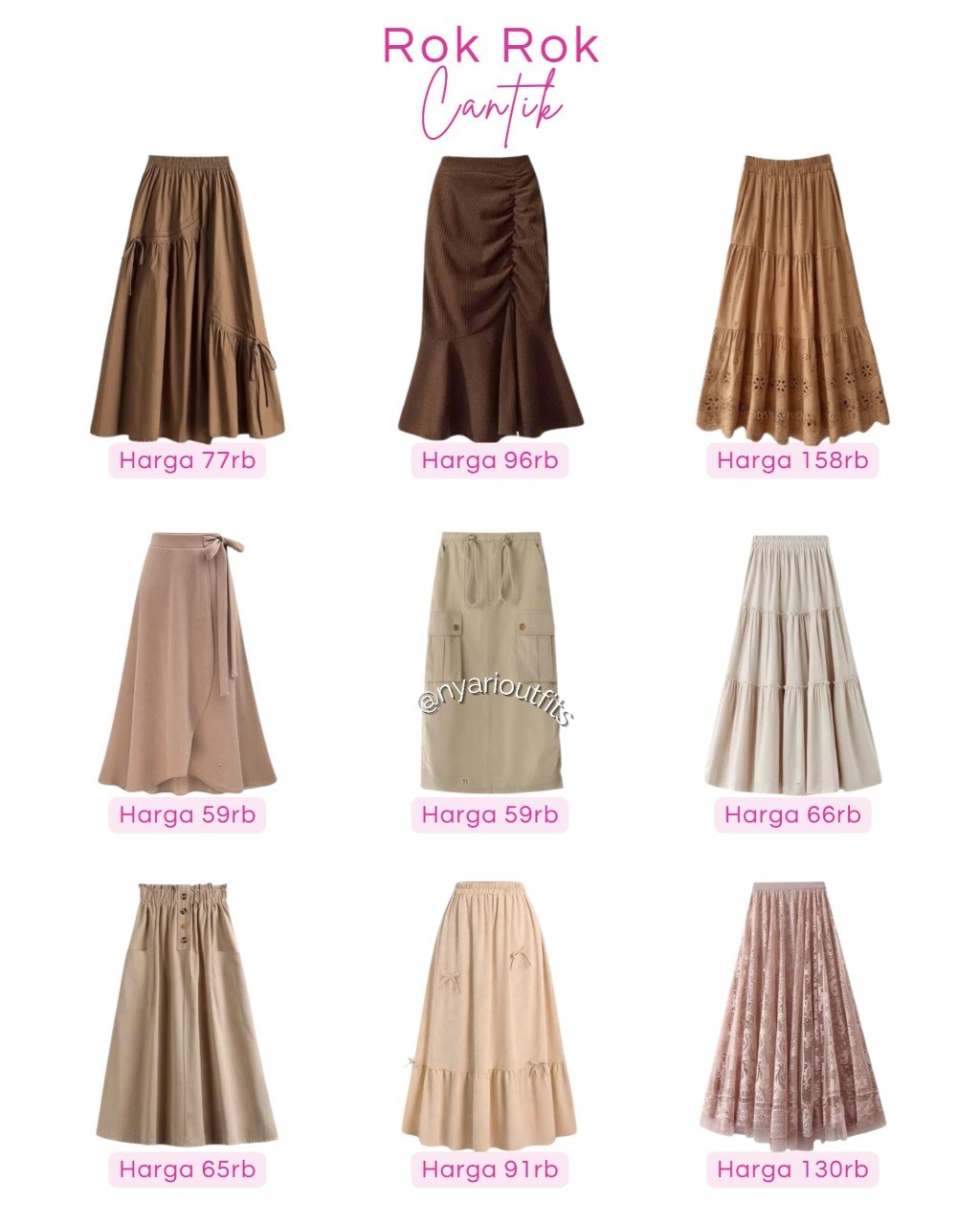 rok - rok coklat