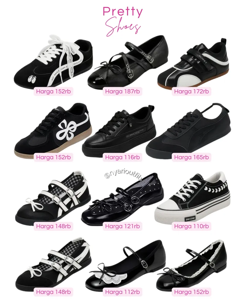 sepatu - sepatu hitam