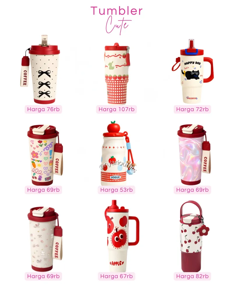 tumbler - tumbler merah