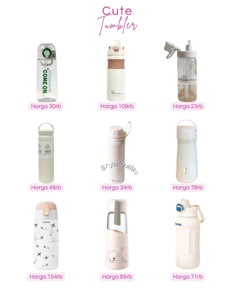 tumbler - tumbler putih